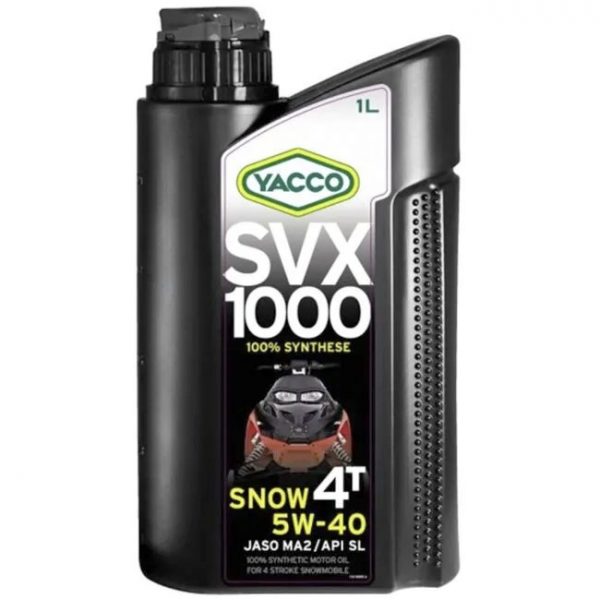 Масло моторное для снегоходов YACCO SVX 1000 SNOW 4T 5W40 (1 L)