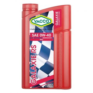 Масло моторное YACCO GALAXIE RS 0W40 (2 L)