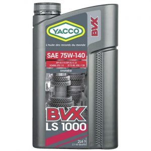 Масло трансмиссионное для самоблокирующихся дифференциалов YACCO BVX LS 1000 75W140 (2 L)