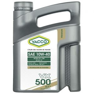 Масло моторное YACCO VX 500 10W40 (4 L)