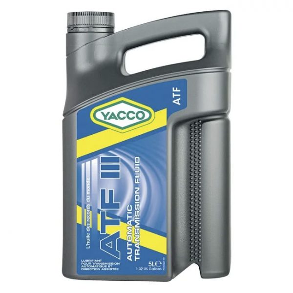 Масло трансмиссионное для АКПП YACCO ATF III (5 L)