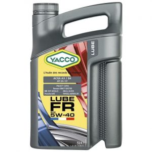 Масло моторное YACCO LUBE FR 5W40 (5 L)