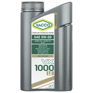 Масло моторное YACCO VX 1000 LE 5W30 (1 L)