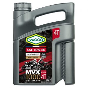 Масло моторное YACCO MVX 1000 4T 10W50 (4 L)