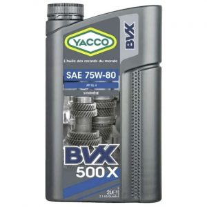 Масло трансмиссионное YACCO BVX 500 X 75W80 (2 L)