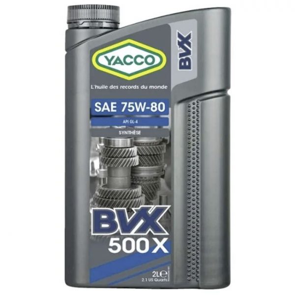 Масло трансмиссионное YACCO BVX 500 X 75W80 (2 L)