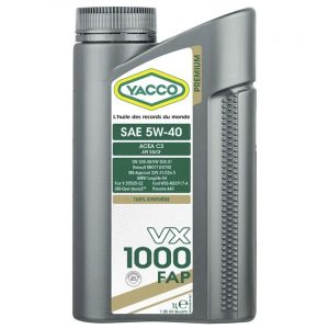 Масло моторное YACCO VX 1000 FAP 5W40 (1 L)
