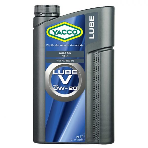 Масло моторное YACCO LUBE V 0W20 (2 L)