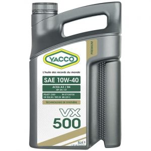 Масло моторное YACCO VX 500 10W40 (5 L)