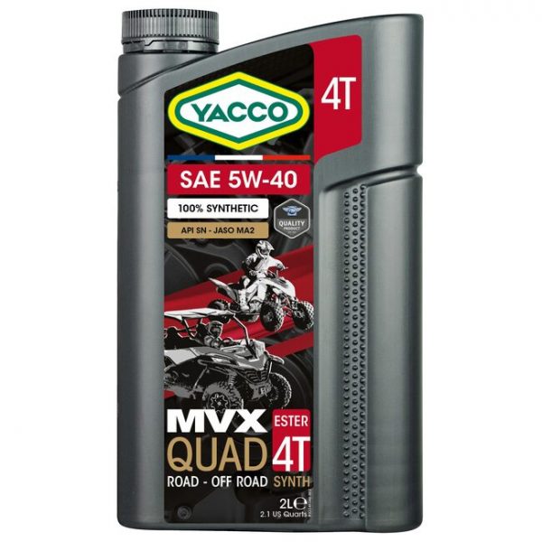 Масло моторное YACCO MVX QUAD 4T SYNTH 5W40 (2 L)