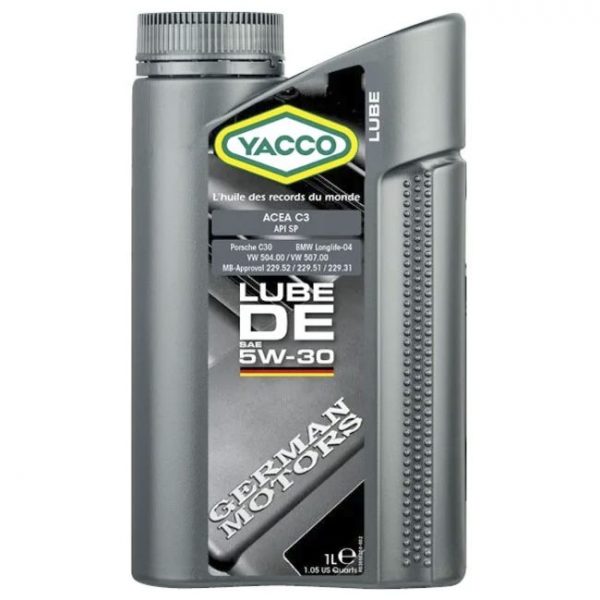 Масло моторное YACCO LUBE DE 5W30 (1 L)
