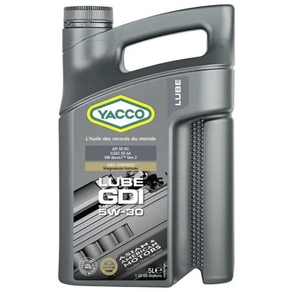 Масло моторное YACCO LUBE GDI 5W30 (5 L)