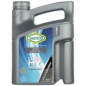 Масло моторное YACCO LUBE HY 0W20 (4 L)