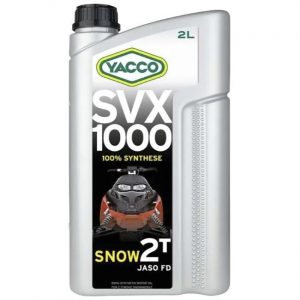 Масло моторное для снегоходов YACCO SVX 1000 SNOW 2T (2 L)