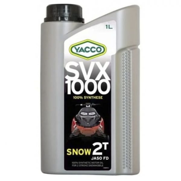 Масло моторное для снегоходов YACCO SVX 1000 SNOW 2T (1 L)