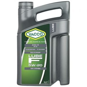 Масло моторное YACCO LUBE F 5W20 (5 L)